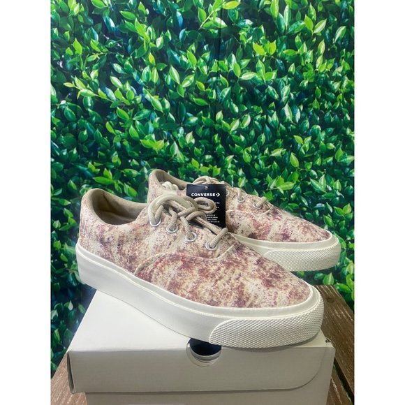 Converse Skid Grip John Elliott Antique White Brown - Picture 1 of 7